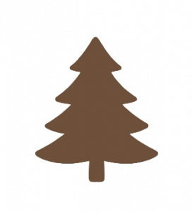 Icône représentant un arbre, symbole de la nature et des séances photo en extérieur